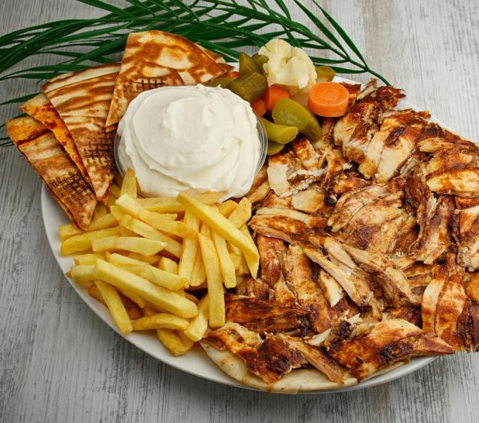 Chicken Al Pastor Platter